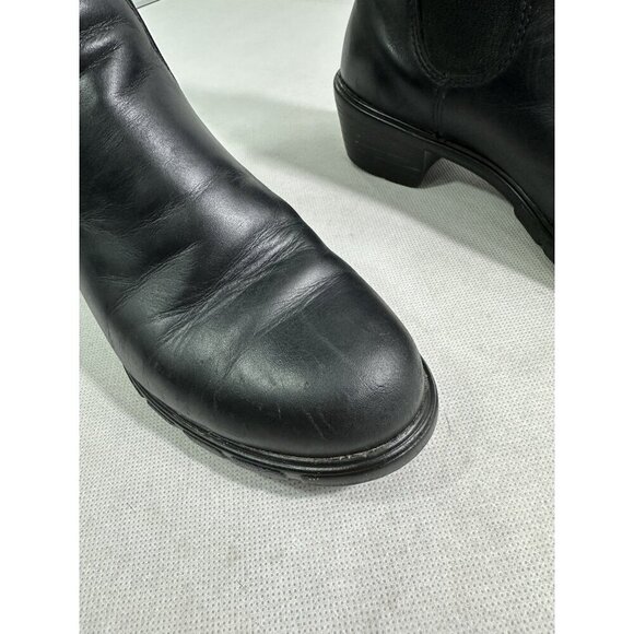 Blundstone Chelsea Heeled Boots Black Leather Womens US 6 Read - Picture 4 of 8